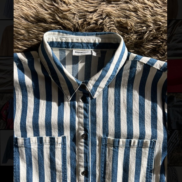 Striped Button up shirt (denim) - Picture 8 of 8
